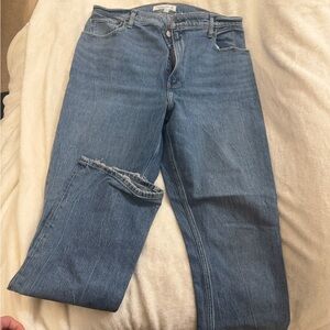 Abercrombie & Fitch Blue Straight Leg Jeans